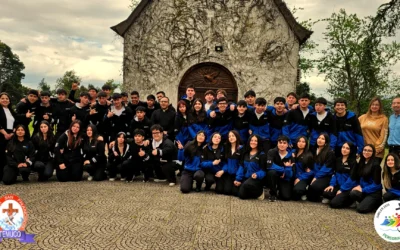 Jornada Pastoral de Cuartos Medios en Santuario Schoensttat Ayinrehue.